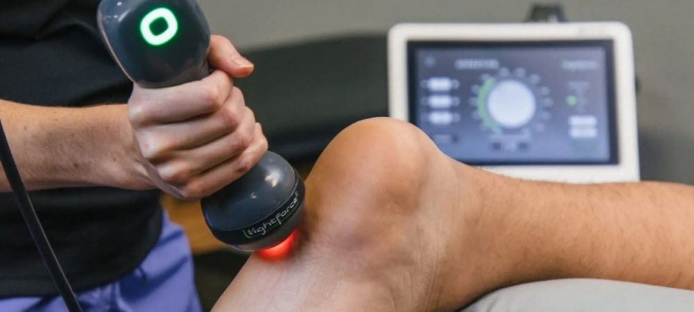 laser treatment on heel